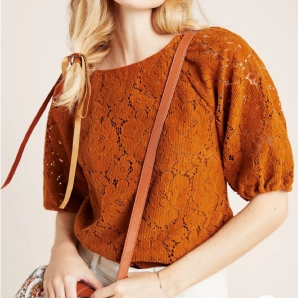 Dolan Norah Floral Corduroy Blouseβ